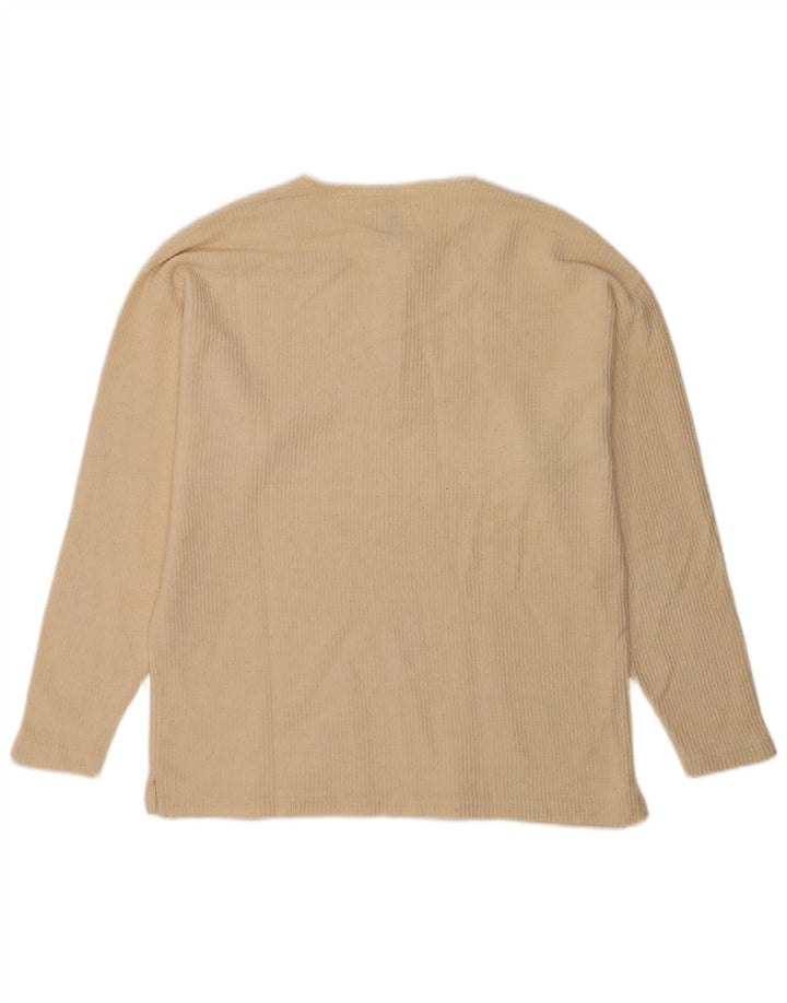 Męski top Levi's z długim rękawem, duży, beżowy, bawełniany
