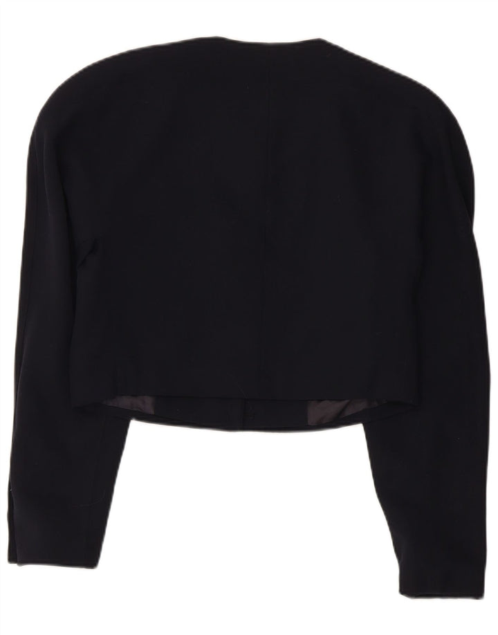 Damska kurtka Mondi Crop Graphic Bolero EU 38 Średni granat