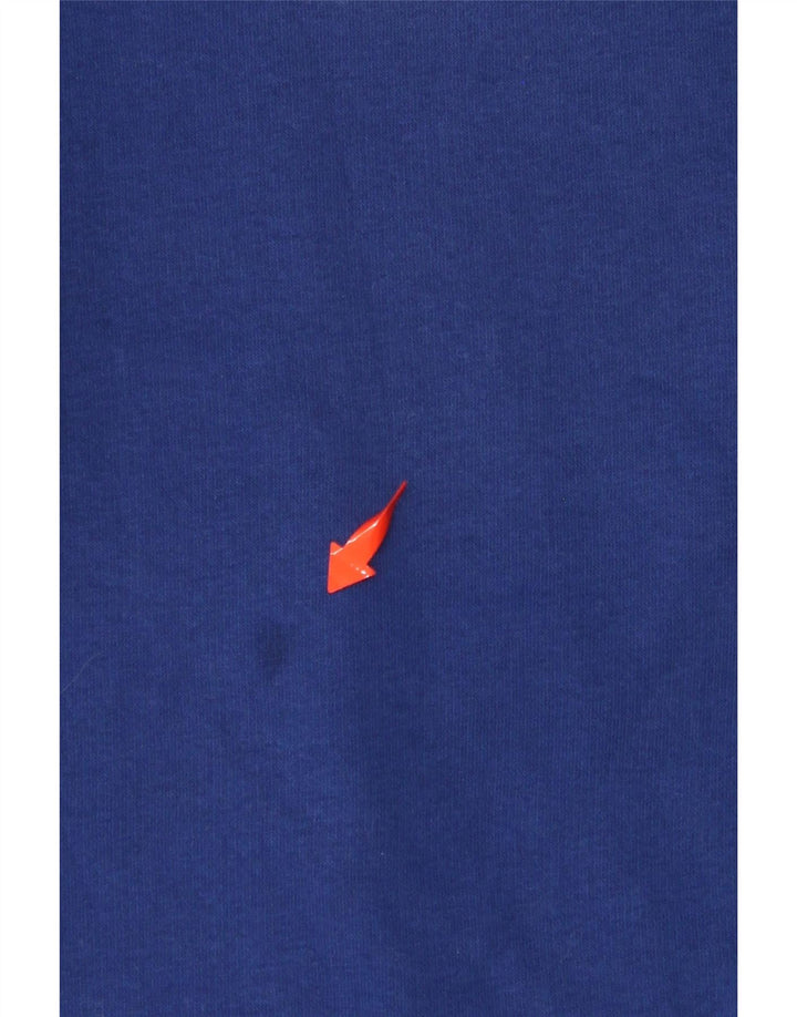 Męska bluza z grafiką CHAMPION, mała, niebieska, bawełniana