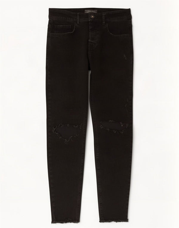 Męskie jeansy slim fit Zara EU 40 Medium W31 L28 Czarna bawełna