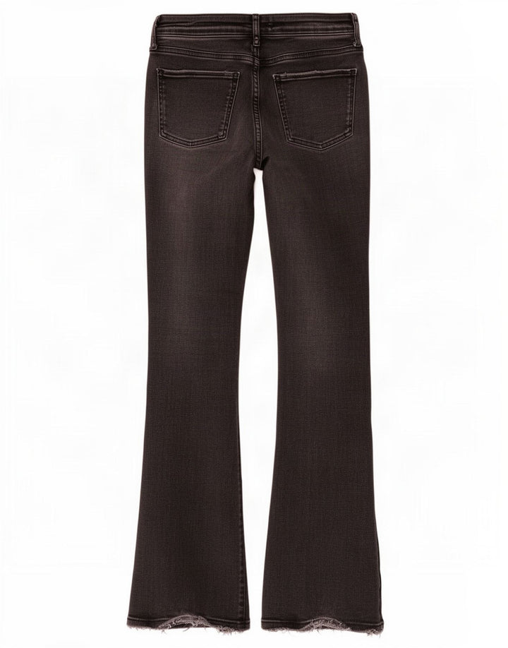 Damskie jeansy rozkloszowane Zara EU 38 Small W28 L31 Czarne
