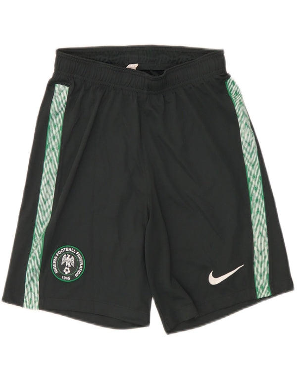Męskie spodenki sportowe Nike Dri Fit, małe, zielone, z poliestru