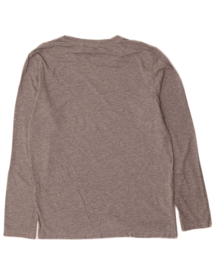 Męski top Jack & Jones z długim rękawem, mały, szary, z plamkami, bawełniany