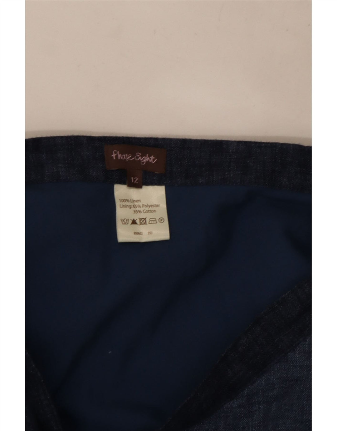 Damska spódnica rozkloszowana Phase Eight UK 12 Medium W32 w kolorze niebieskim