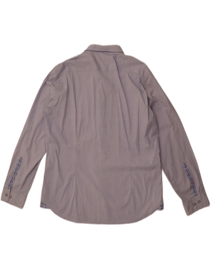 Koszula męska Hugo Boss 2XL niebieska bawełniana