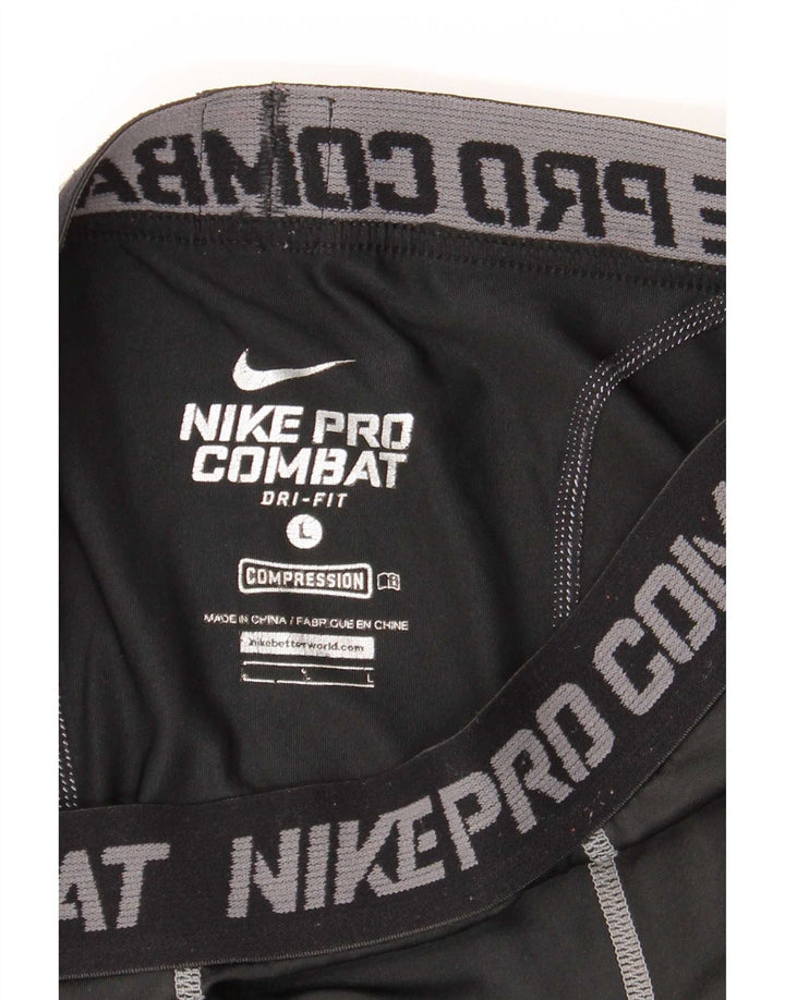 Męskie legginsy Nike Compression Graphic, duże, czarne