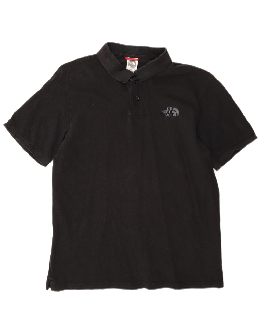 Męska koszulka polo The North Face, średnia czarna, bawełniana