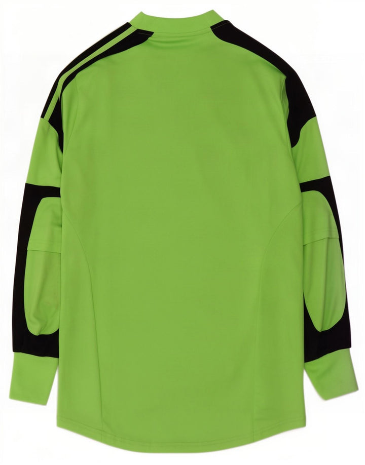 Adidas Męskie Climacool Top z długim rękawem, średni zielony, kolorowy poliester