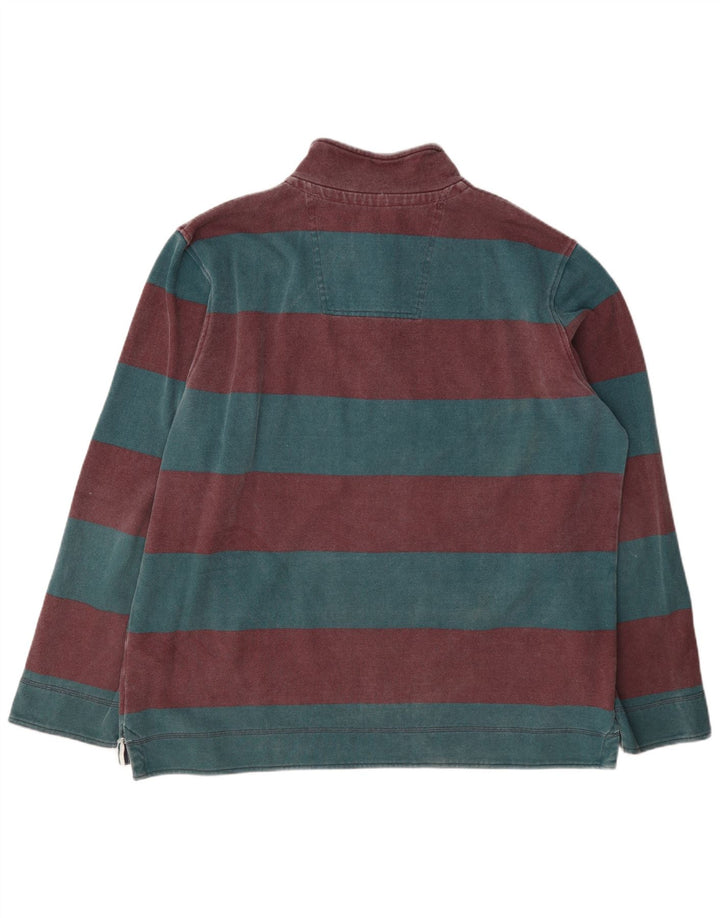 Crew Clothing Męska bluza z zamkiem błyskawicznym, 2XL, wielokolorowe paski