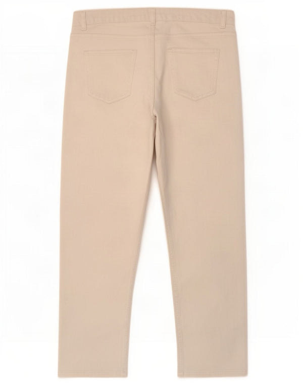 Damskie jeansy Marks & Spencer o luźnym kroju, UK 12, średnie, W30 L25, białe