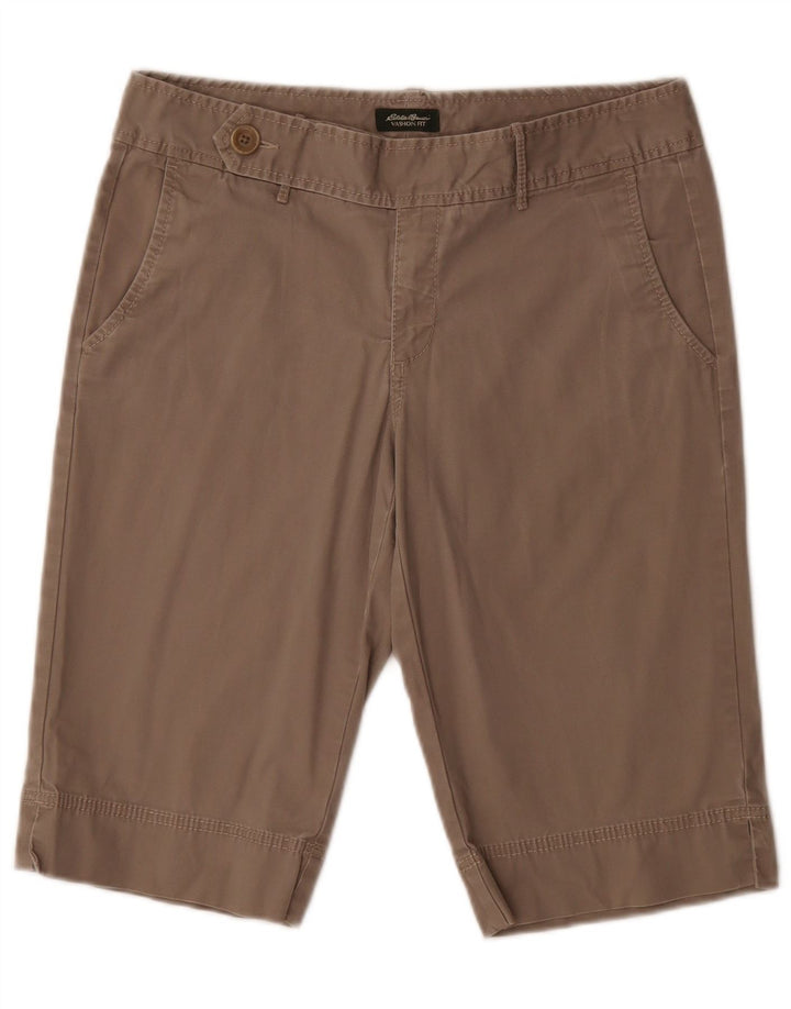 Damskie spodenki Eddie Bauer Vashon Fit US 8 Medium W30, szara bawełna