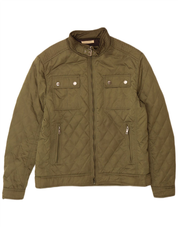 Męska pikowana kurtka Zara UK 44 2XL Khaki Poliester