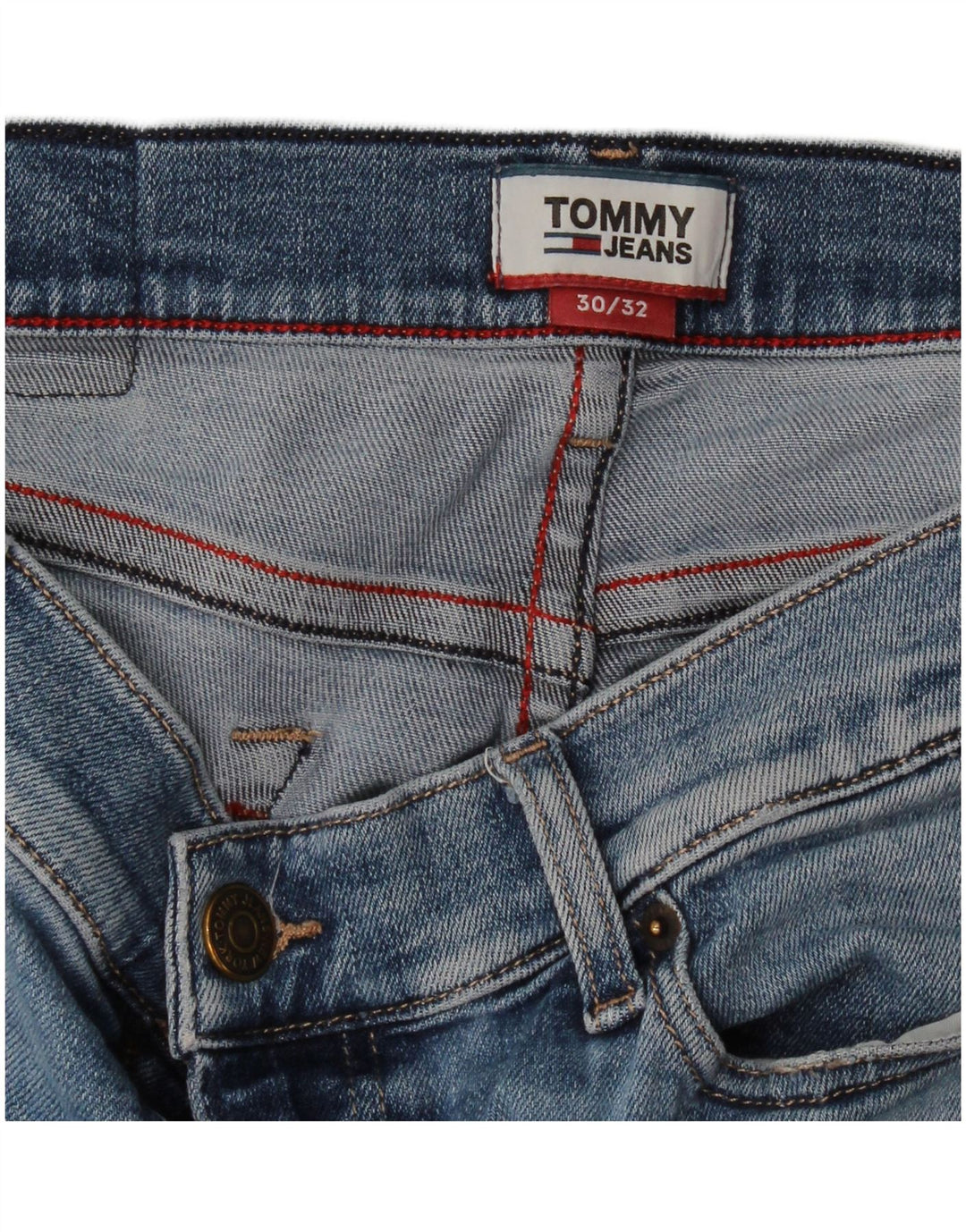 Męskie jeansy obcisłe Tommy Hilfiger W32 L32 niebieskie