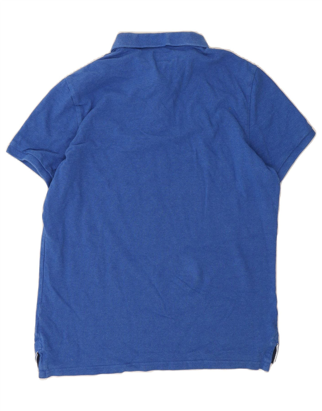 SUPERDRY Mens Polo Shirt XL Blue Cotton Vintage Superdry and Second-Hand Superdry from Messina Hembry 