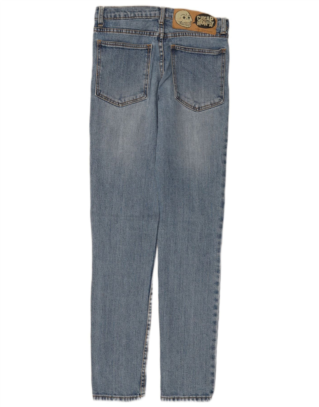 TANIE PONIEDZIAŁEK Męskie jeansy slim W28 L32 Niebieskie bawełniane