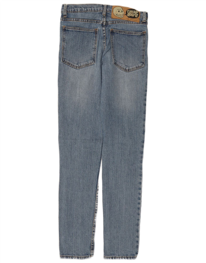 TANIE PONIEDZIAŁEK Męskie jeansy slim W28 L32 Niebieskie bawełniane