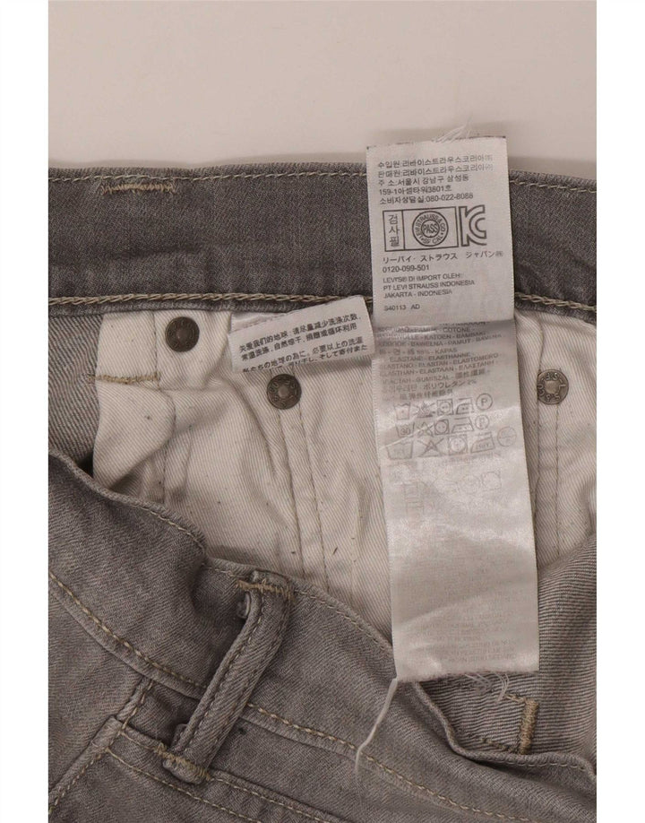 Męskie jeansy Levi's 511 Slim W32 L32 Szara bawełna