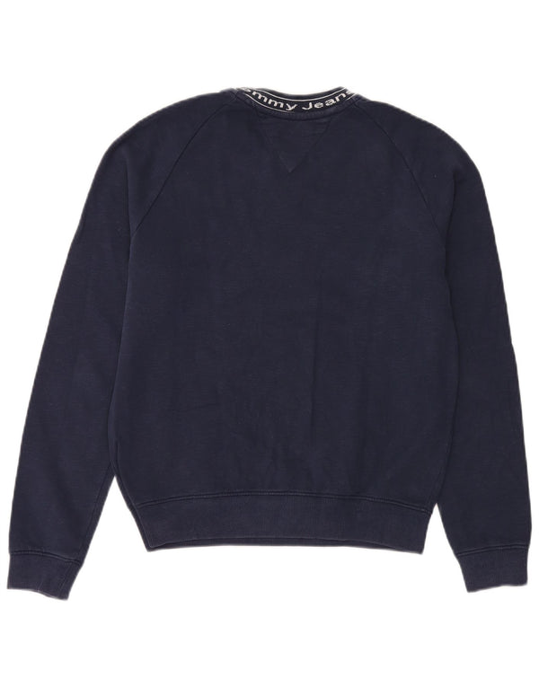Damska bluza z grafiką Tommy Hilfiger UK 16, duża, granatowa