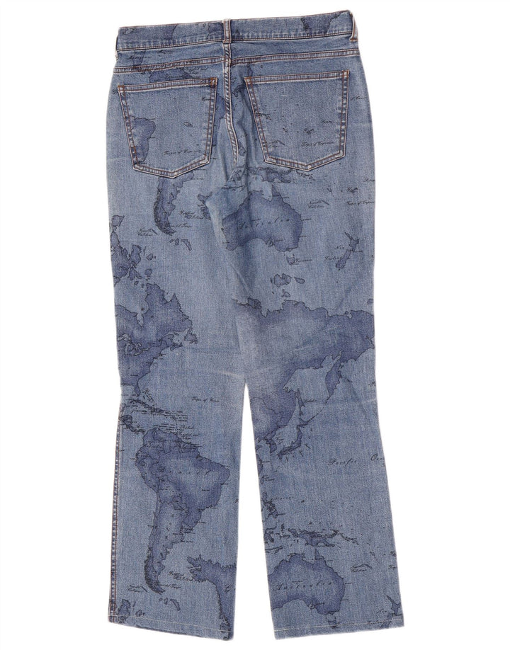 Damskie jeansy Bootcut ALVIERO MARTINI W27 L27 Niebieskie bawełniane