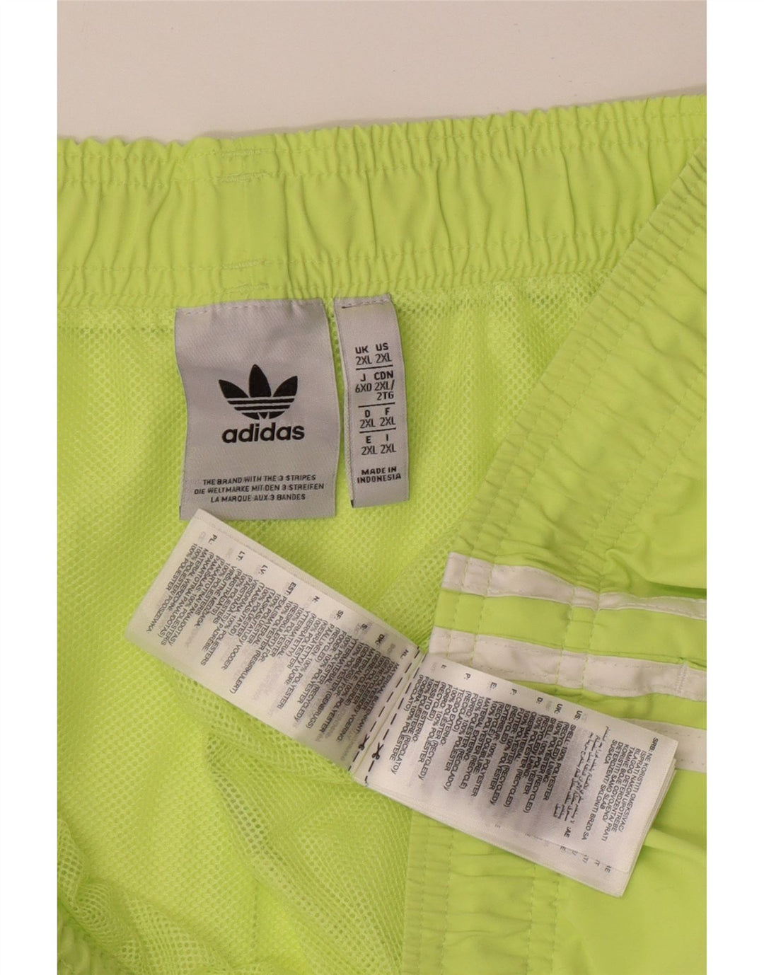 ADIDAS Mens Sport Shorts 2XL Green Polyester
