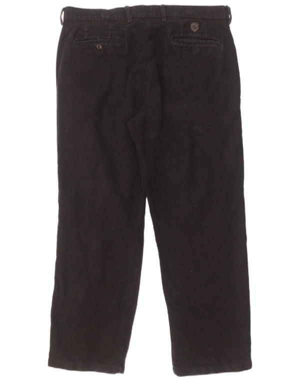 Męskie spodnie chino Marks & Spencer Blue Harbor Straight W36 L29 czarne