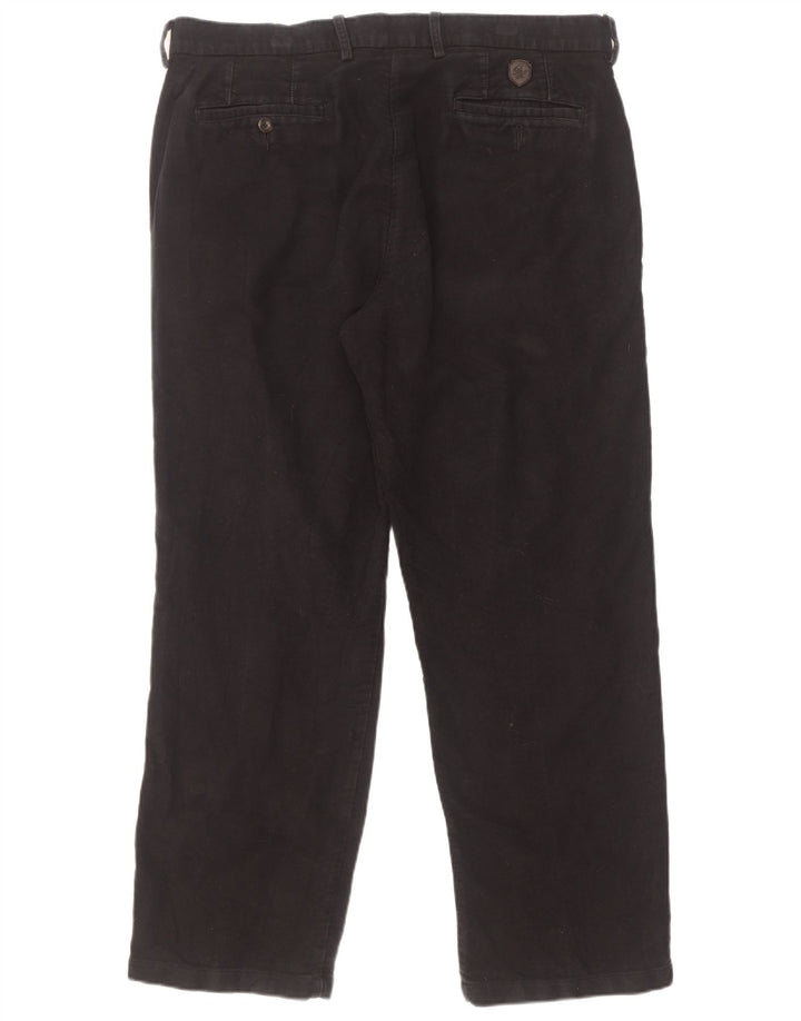 Męskie spodnie chino Marks & Spencer Blue Harbor Straight W36 L29 czarne