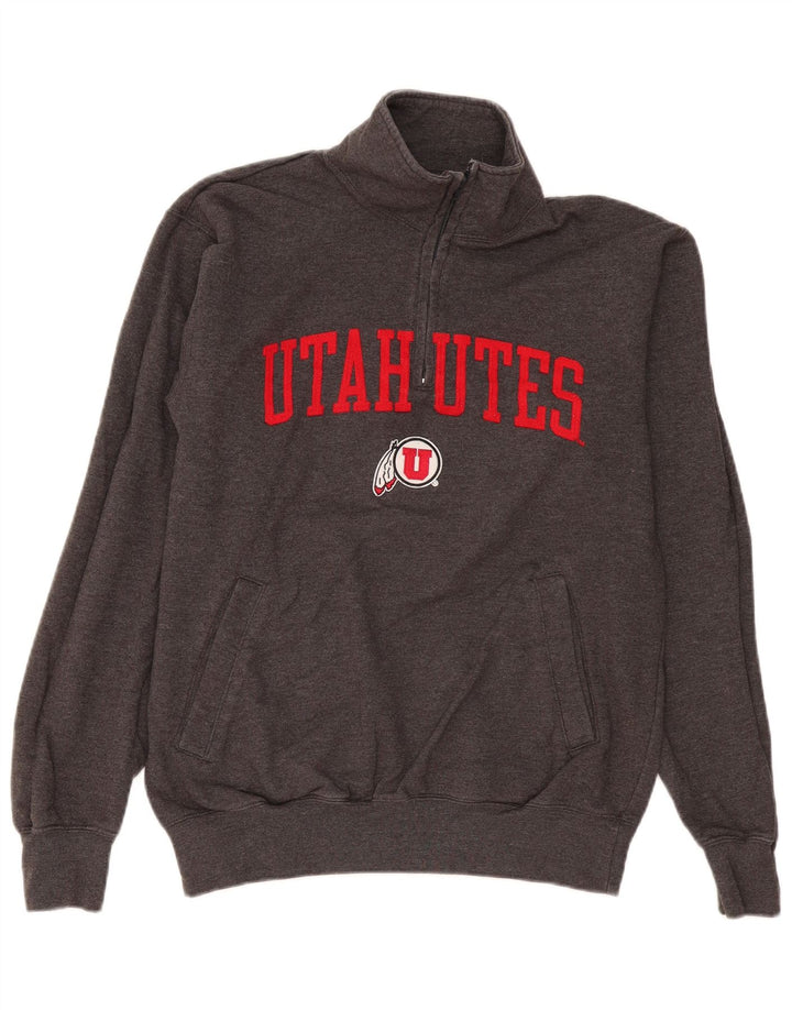Męska bluza Champion Utah Utes Graphic, średnioszara, nakrapiana