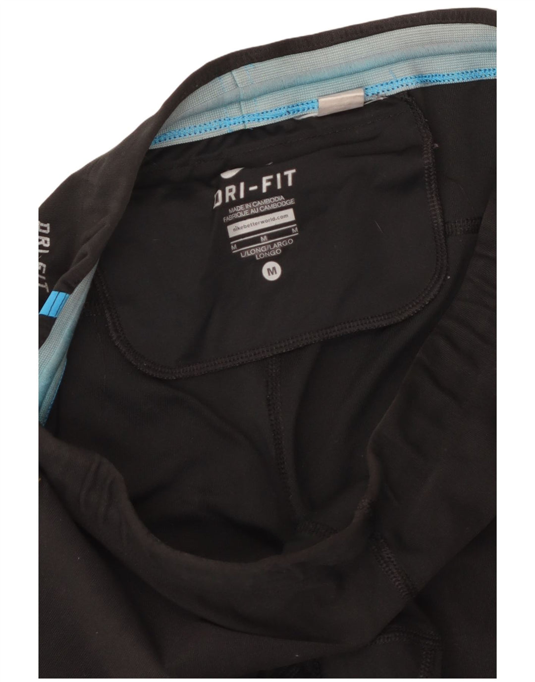 Damskie legginsy Nike Dri Fit UK 14, średnie czarne w cętki