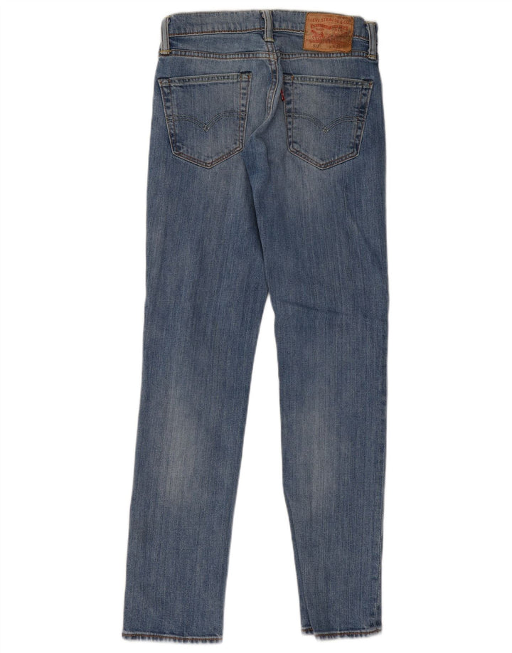 Męskie jeansy Levi's 511 Slim W28 L32 Niebieska bawełna