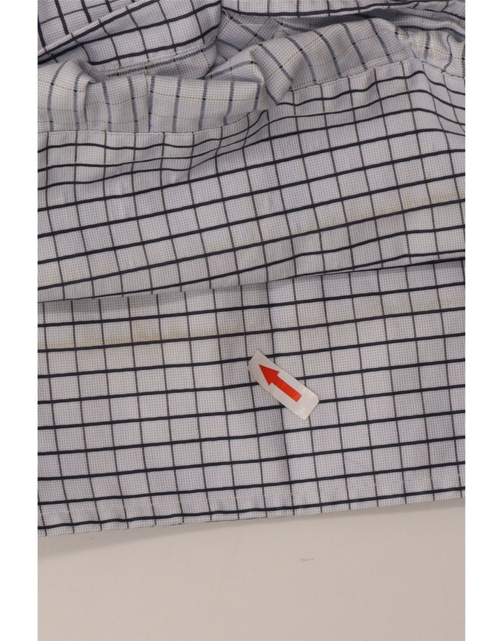 Koszula męska Massimo Dutti w średnią niebieską kratkę