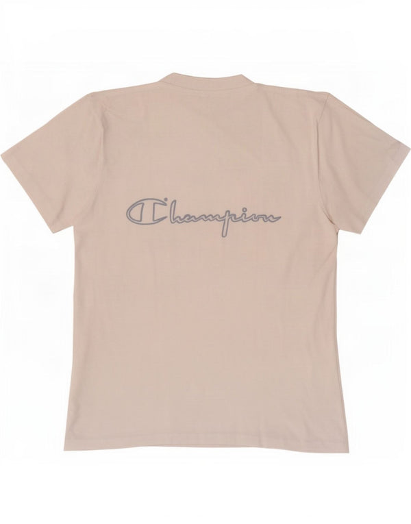 Męski T-shirt Champion z grafiką, mały, biały, bawełniany
