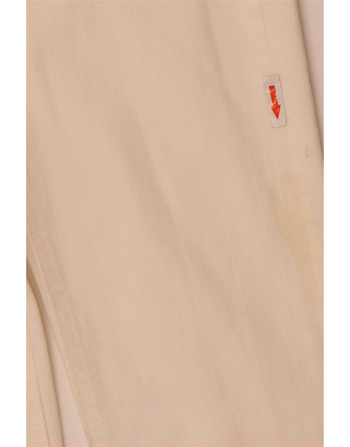 Damskie jeansy rozkloszowane Zara EU 34 2XS W24 L32 Biała bawełna