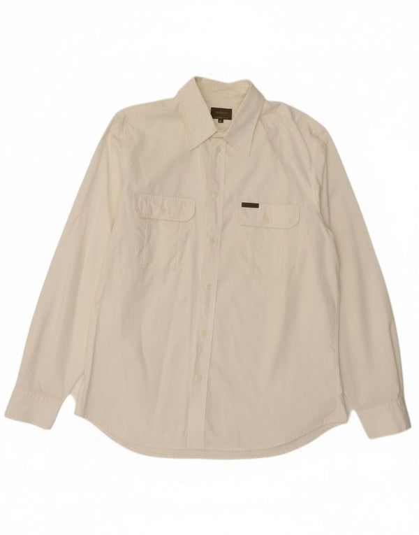 Koszula męska Calvin Klein XL w kolorze złamanej bieli, bawełniana