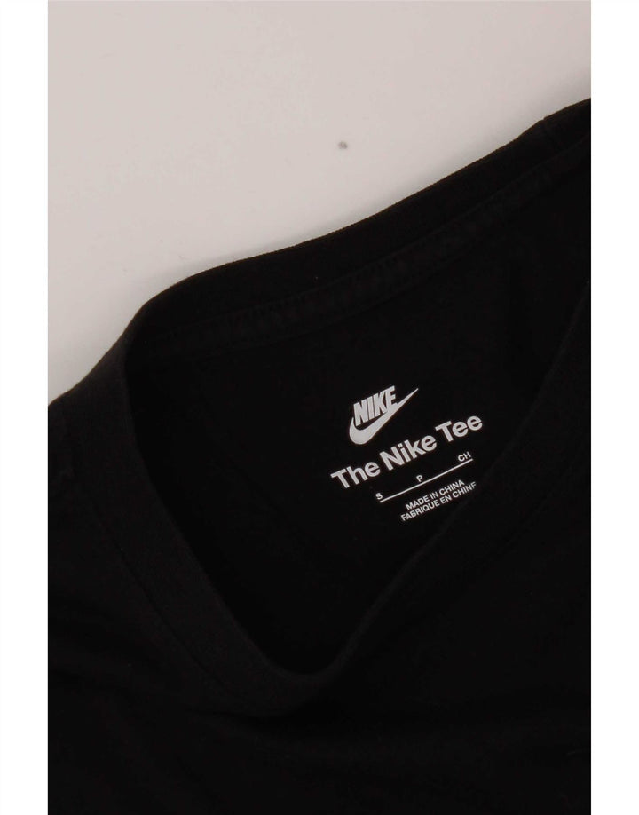 T-shirt męski Nike, mały, czarny, bawełniany