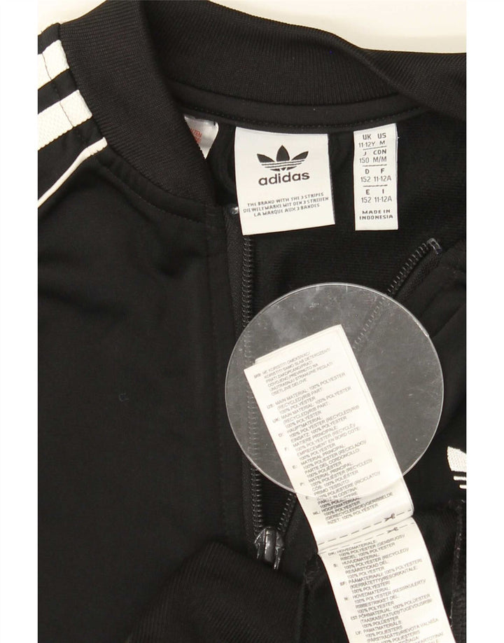 Chłopięca bluza dresowa Adidas 11-12 lat, czarna, poliester