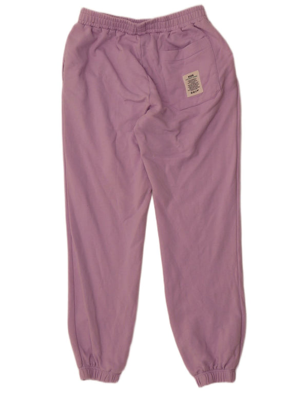 Damskie spodnie dresowe MSGM Joggers UK 14, duże, fioletowe, bawełniane