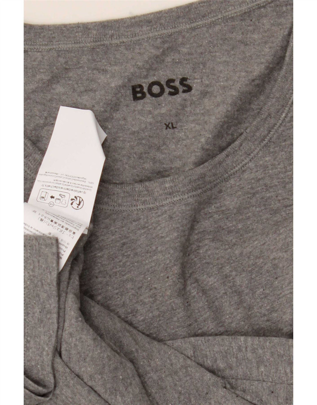 T-shirt męski Hugo Boss XL, szary, bawełniany