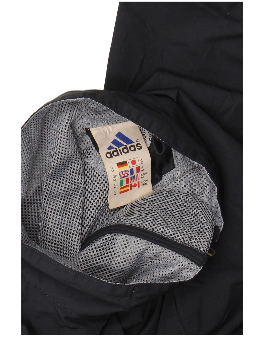 Męska kurtka dresowa ADIDAS, średni granatowy poliester