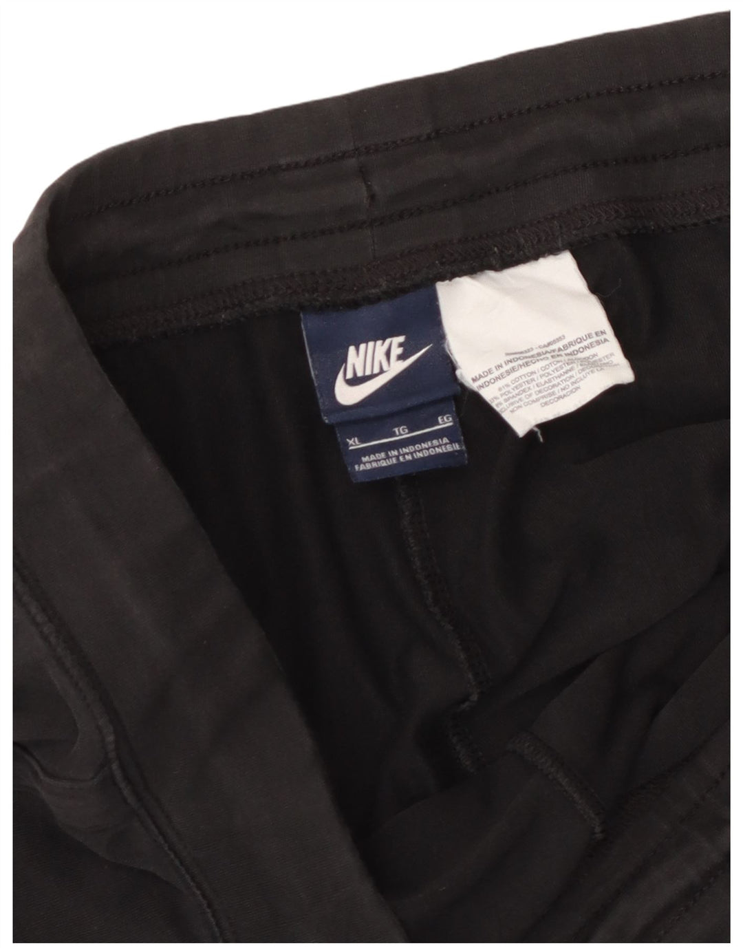 Męskie spodnie dresowe NIKE XL, czarne, bawełniane