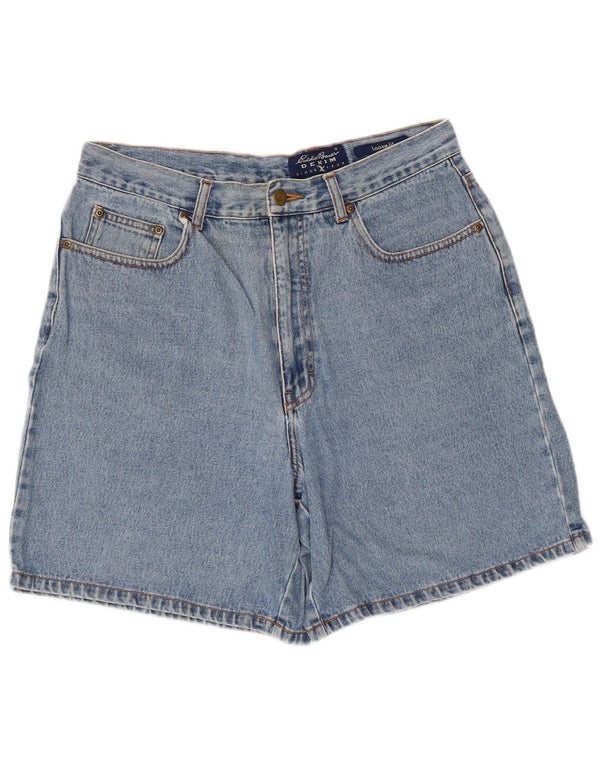 Damskie spodenki jeansowe Eddie Bauer o luźnym kroju US 14 XL W32, niebieska bawełna