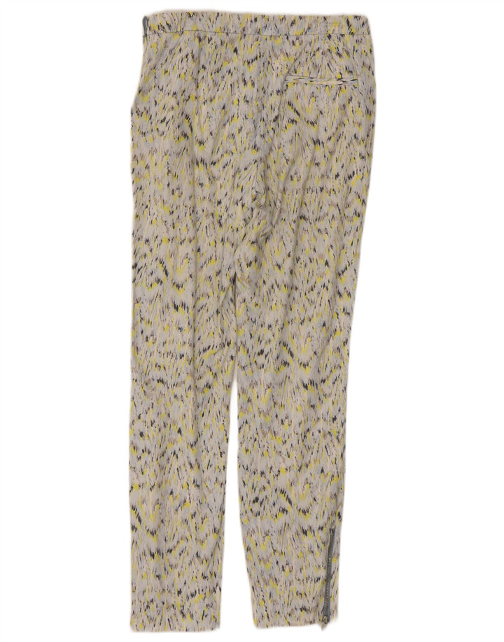 Damskie spodnie chino ZARA w abstrakcyjny wzór, małe W26 L26 wielokolorowe