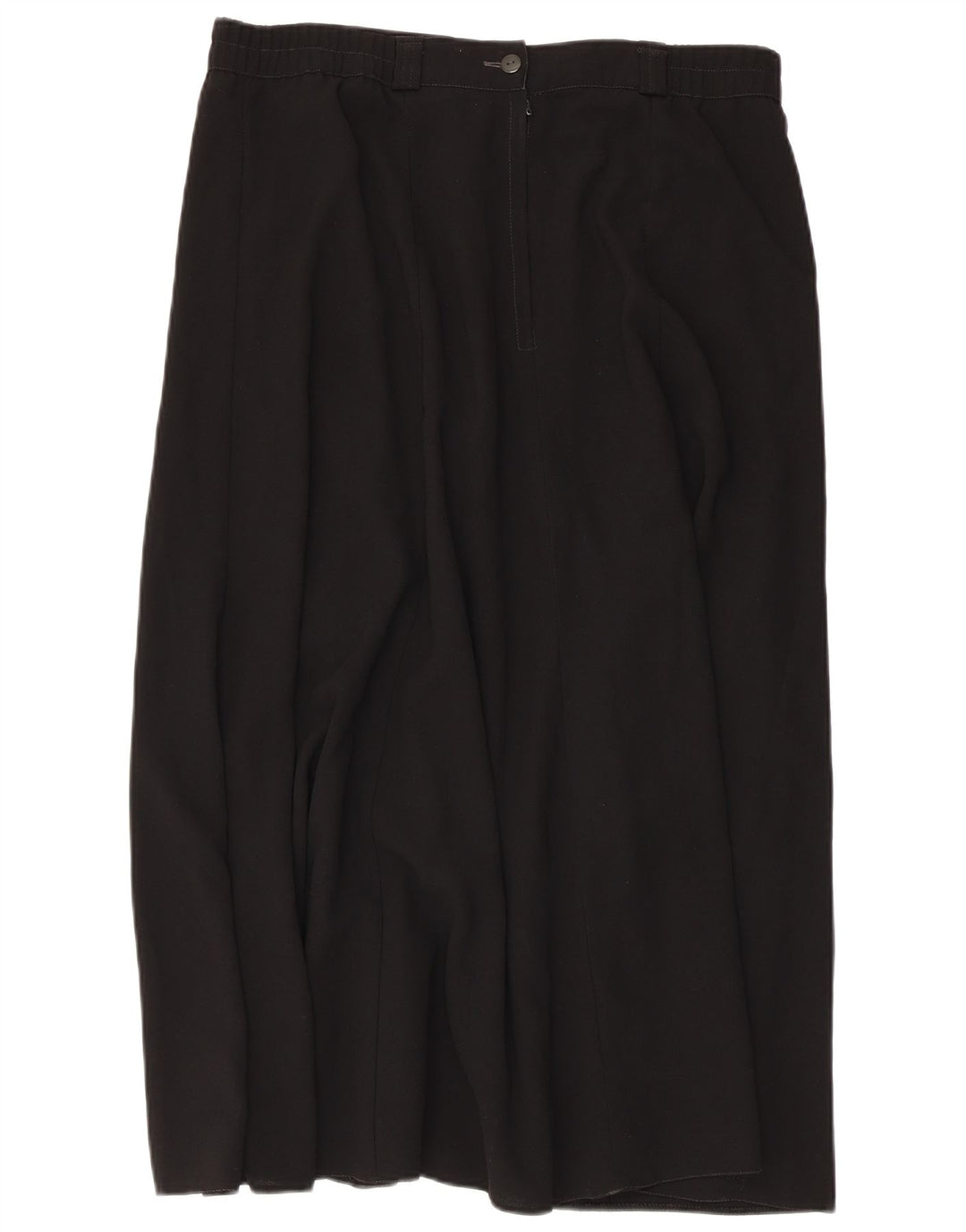 MICHAEL H Womens A-Line Skirt UK 18 XL W34 Black Polyamide