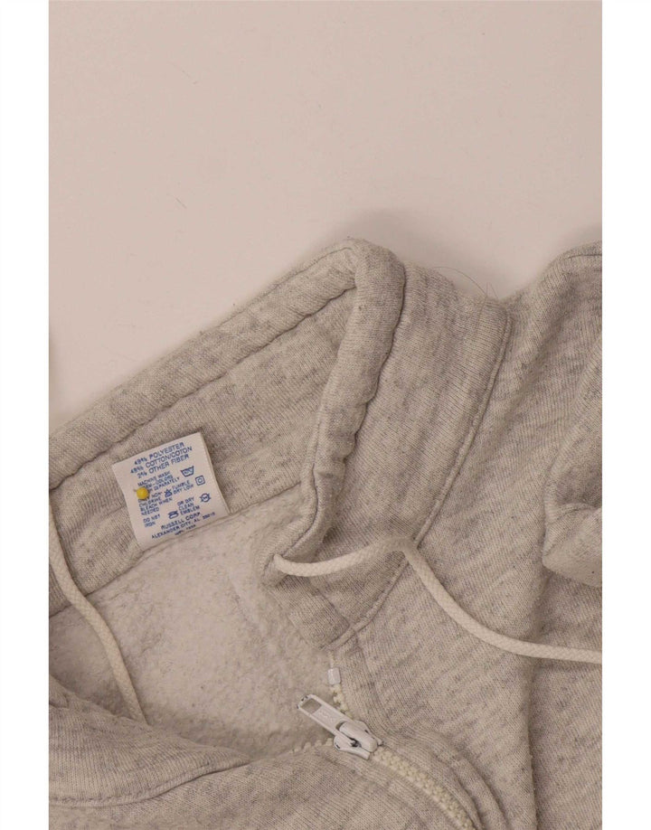Damska bluza z kapturem Jerzees, zapinana na zamek, EU 46 XL, szara, nakrapiana