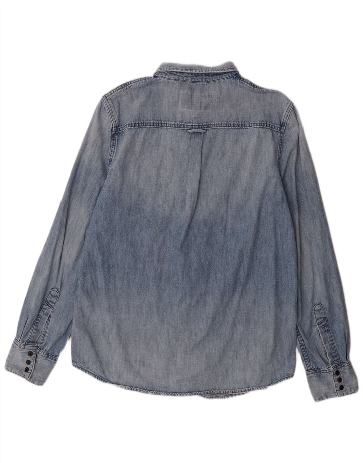 Męska koszula dżinsowa Superdry XL, niebieska, bawełniana