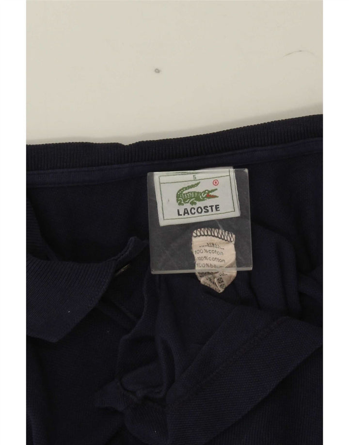 Męska koszulka polo Lacoste, rozmiar 5, duża, granatowa, bawełniana