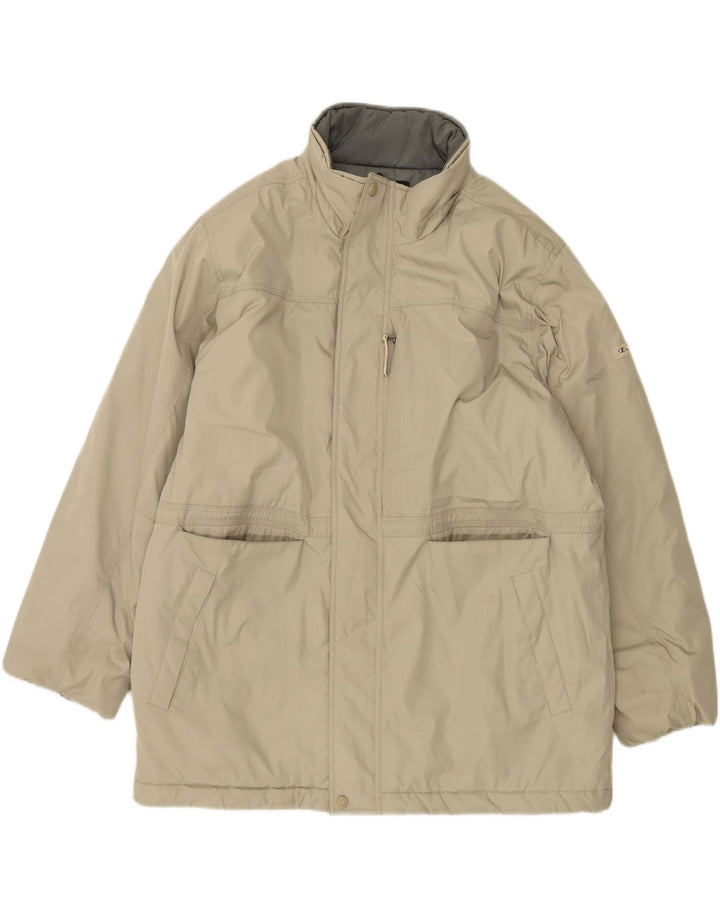 CHAMPION Mens Windbreaker Jacket UK 40 Large Grey Polyamide