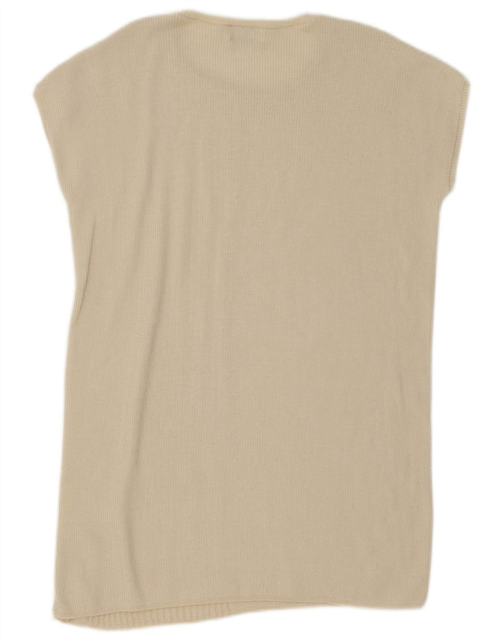 Damski podkoszulek Calvin Klein Longline Vest UK 14 średni beż