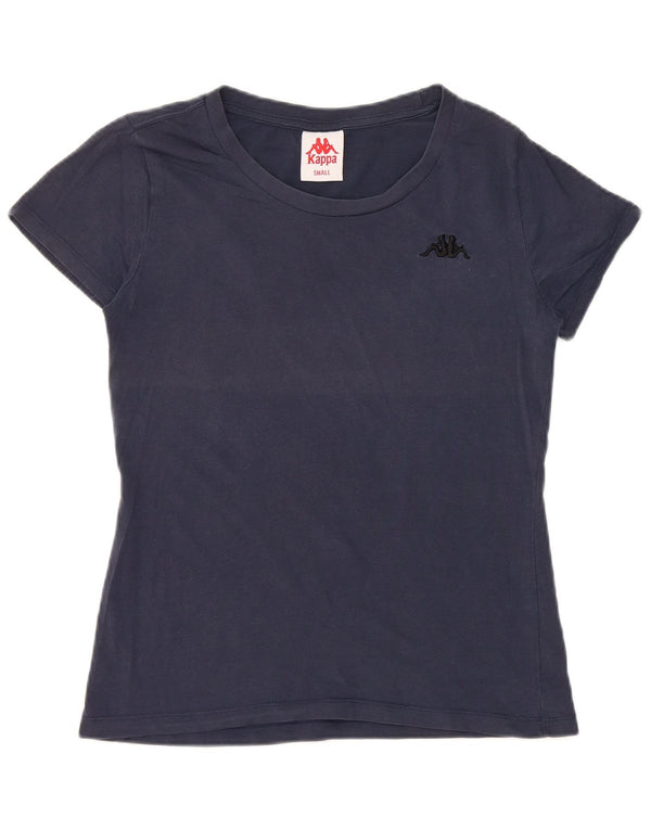T-shirt damski Kappa Top UK 10, mały, granatowy, bawełniany