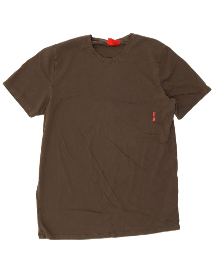 T-shirt męski Hugo Boss XL, szary, bawełniany