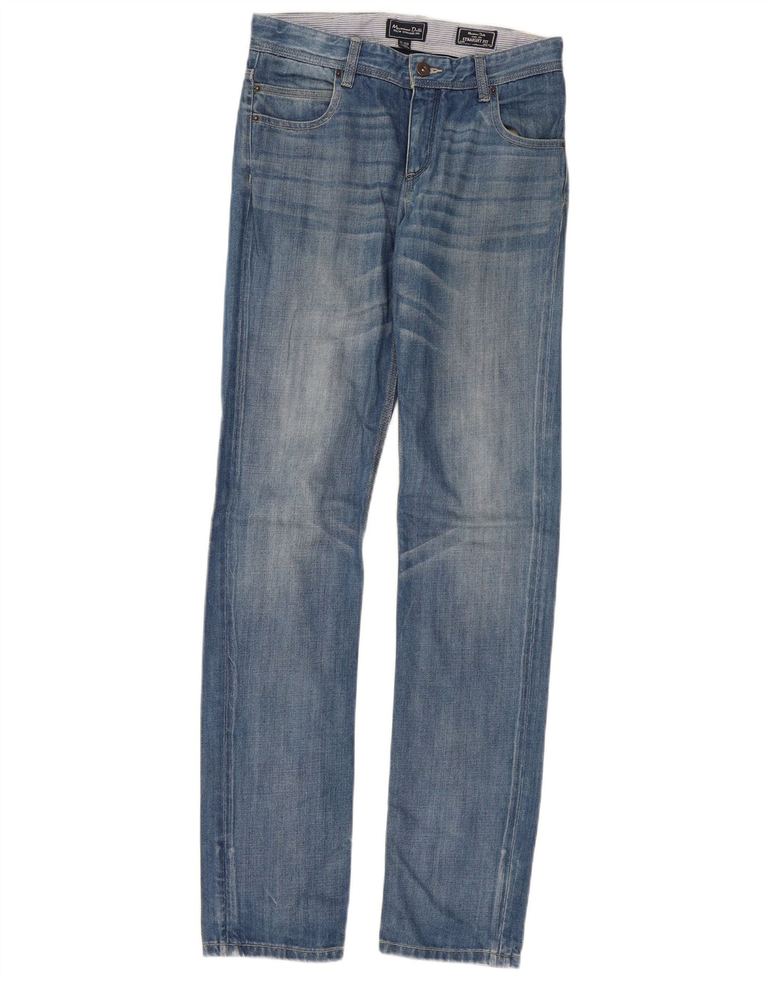 Jeansy chłopięce Massimo Dutti Straight 13-14 lat W30 L34 Niebieskie